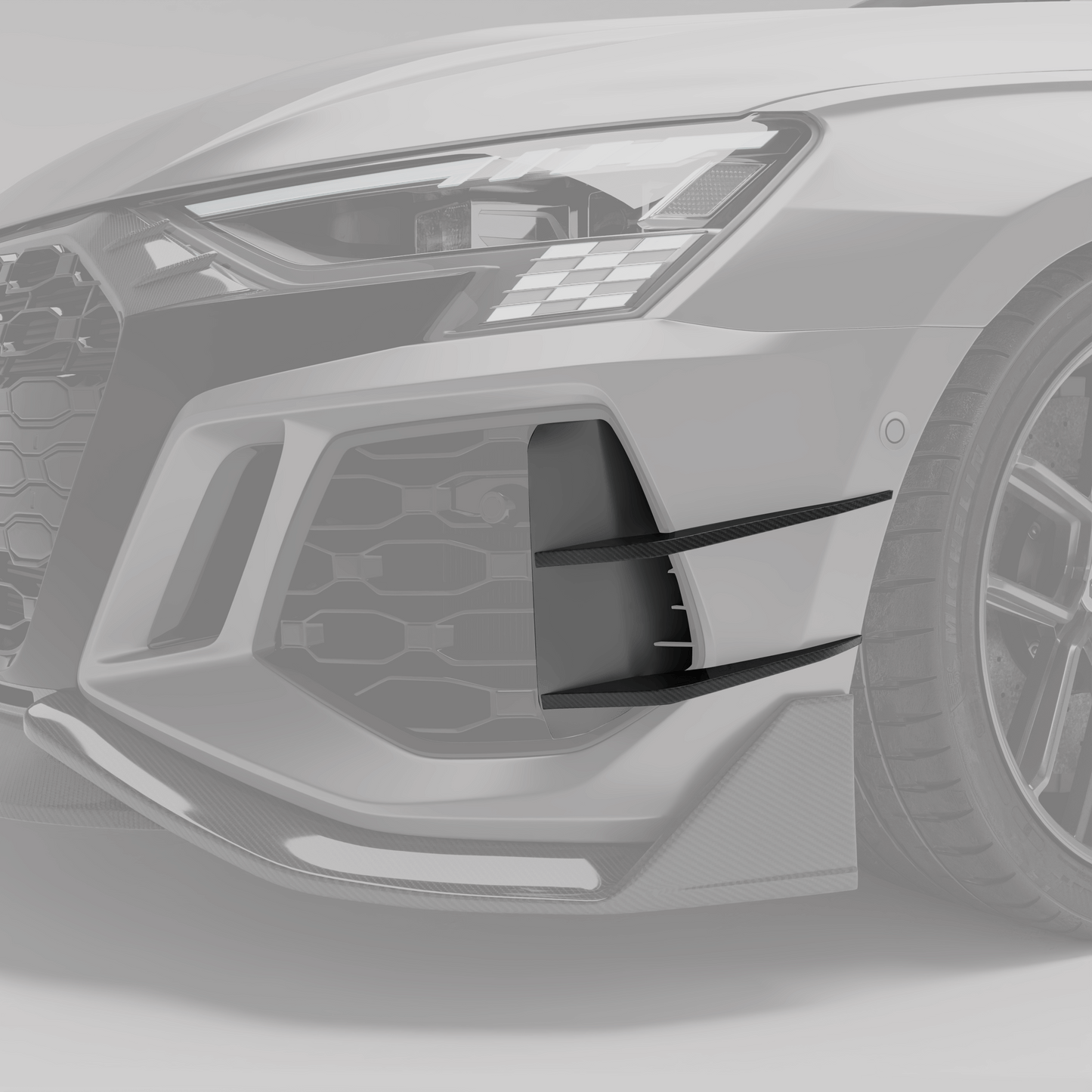 RevoZport Carbon Canards voor Audi RS3 8Y