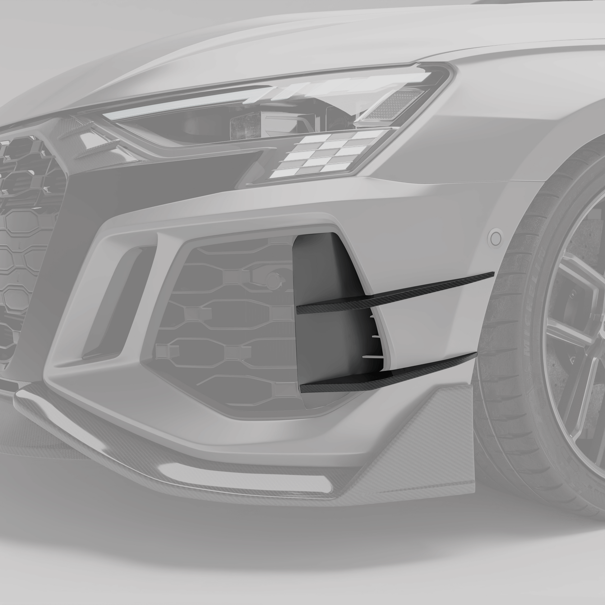 RevoZport Carbon Canards voor Audi RS3 8Y