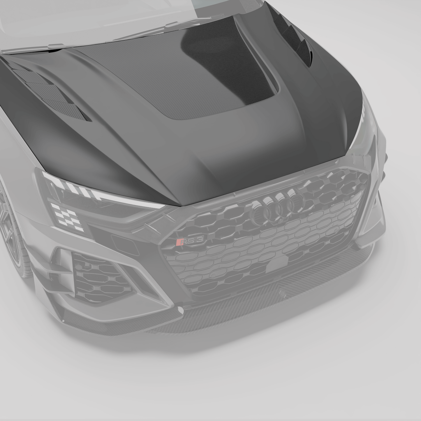 RevoZport Carbon Motorkap voor Audi RS3 8Y