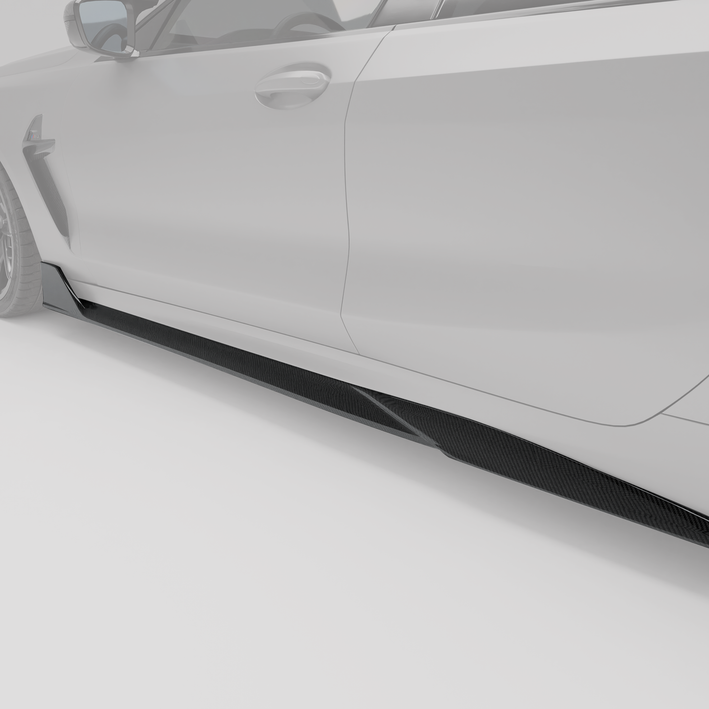 RevoZport Carbon Side Skirts voor BMW M8 F91-F92-F93