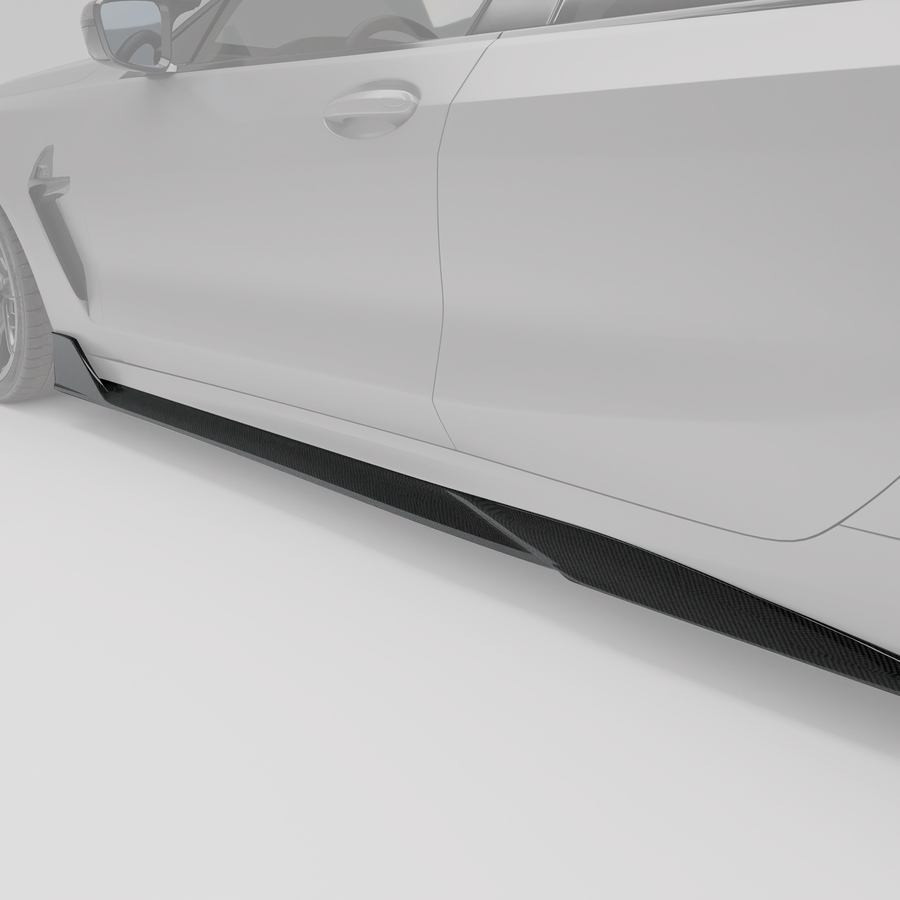 RevoZport Carbon Side Skirts voor BMW M8 F91-F92-F93