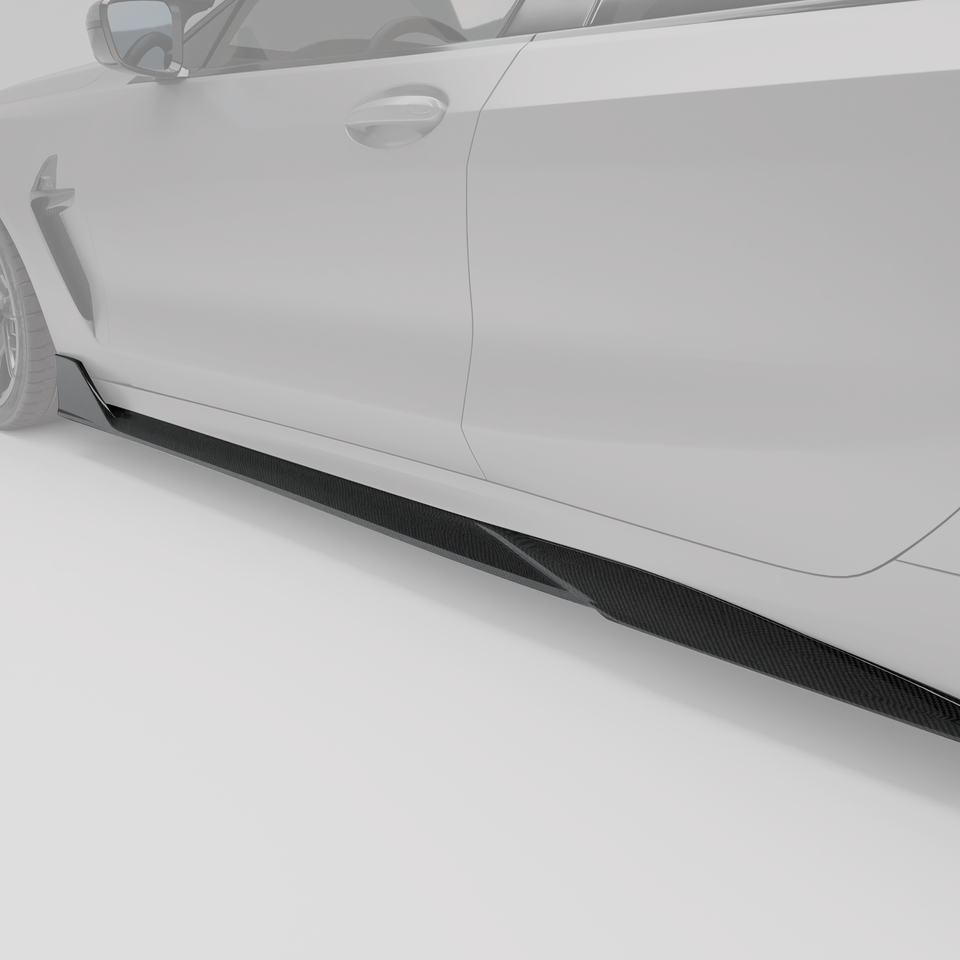 RevoZport Carbon Side Skirts voor BMW M8 F91-F92-F93
