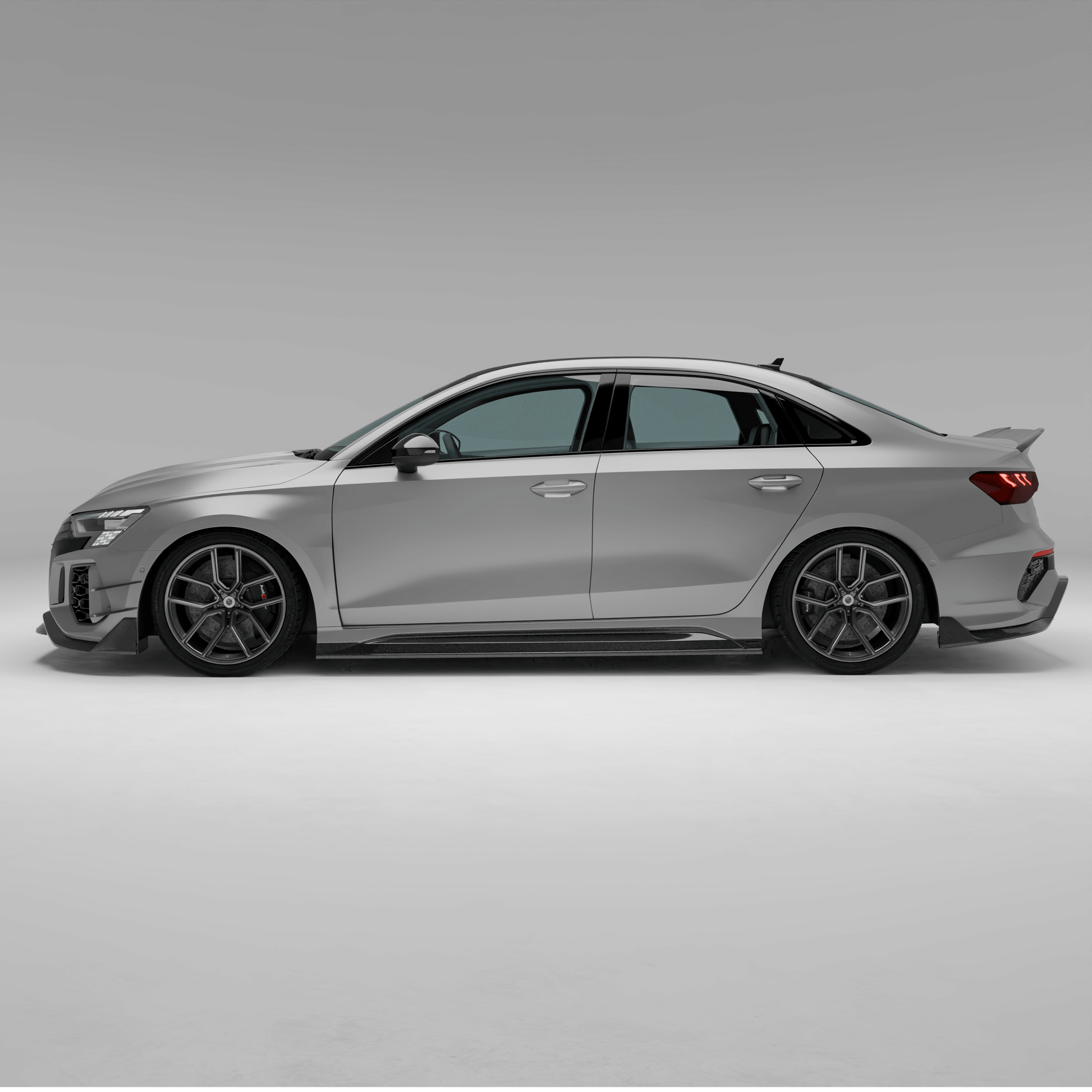 RevoZport Carbon Side Skirts voor Audi RS3 8Y