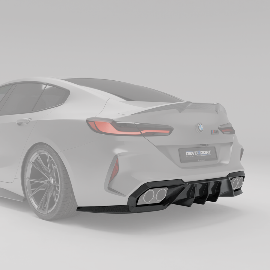 RevoZport Carbon Diffuser achterbumper F93 voor BMW M8 F91-F92-F93