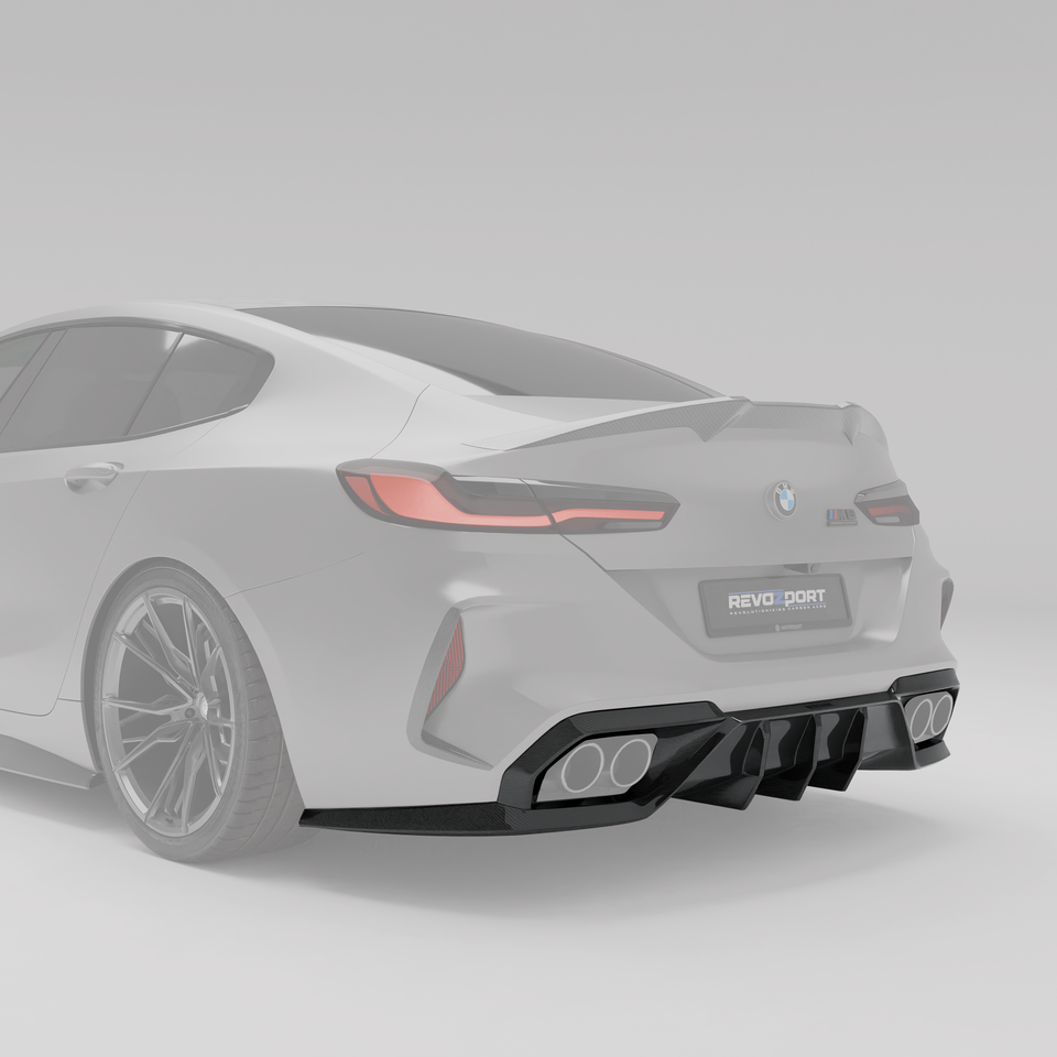 RevoZport Carbon Diffuser achterbumper F93 voor BMW M8 F91-F92-F93