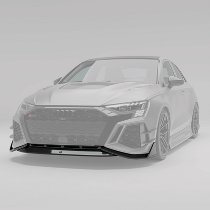 RevoZport Carbon Front Splitter voor Audi RS3 8Y
