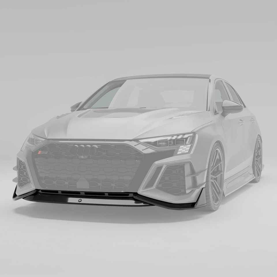 RevoZport Carbon Front Splitter voor Audi RS3 8Y