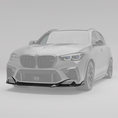 RevoZport Carbon Front Splitter voorbumper voor BMW X5M F95
