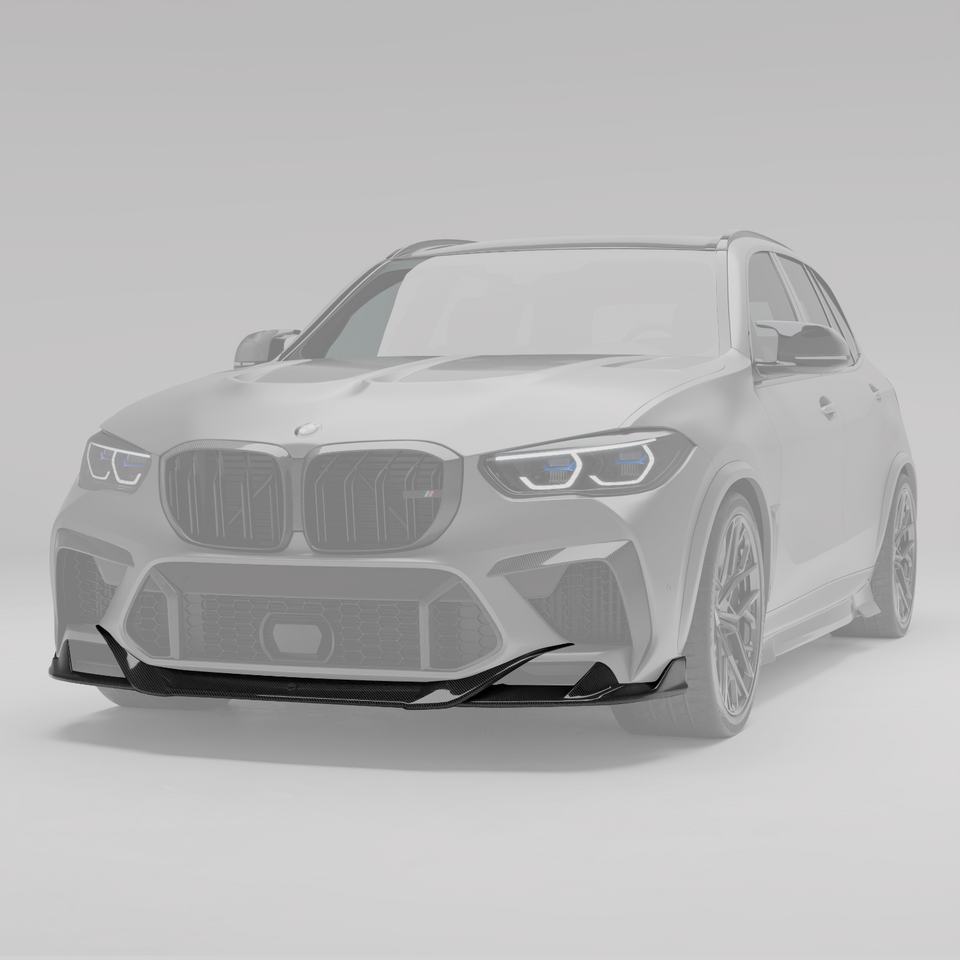 RevoZport Carbon Front Splitter voorbumper voor BMW X5M F95