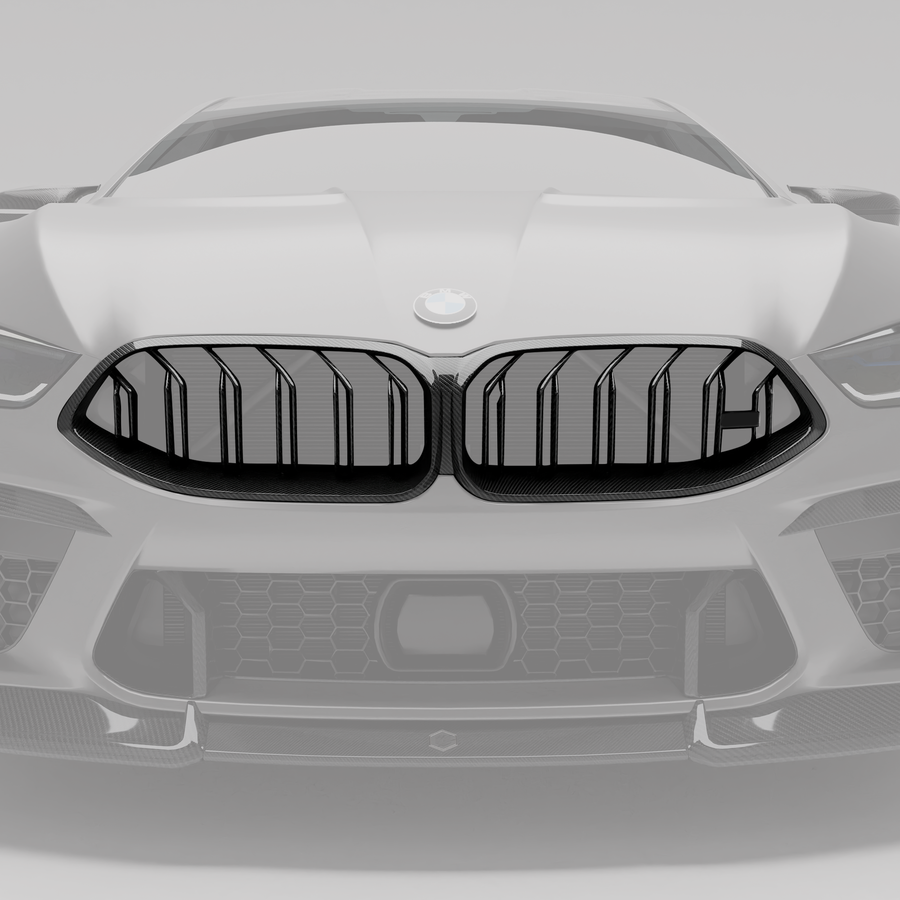 RevoZport Carbon Grille voorbumper voor BMW M8 F91-F92-F93