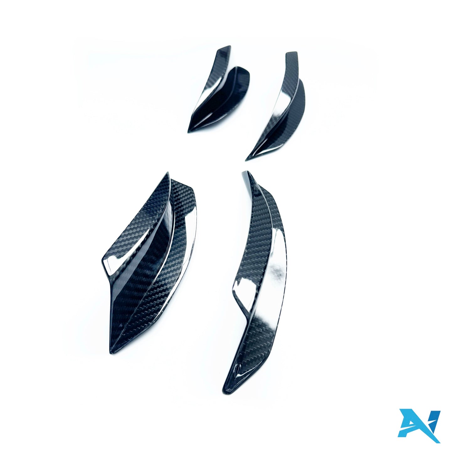 Alpha-N Carbon Canards voor BMW M2 G87 (set van 4)