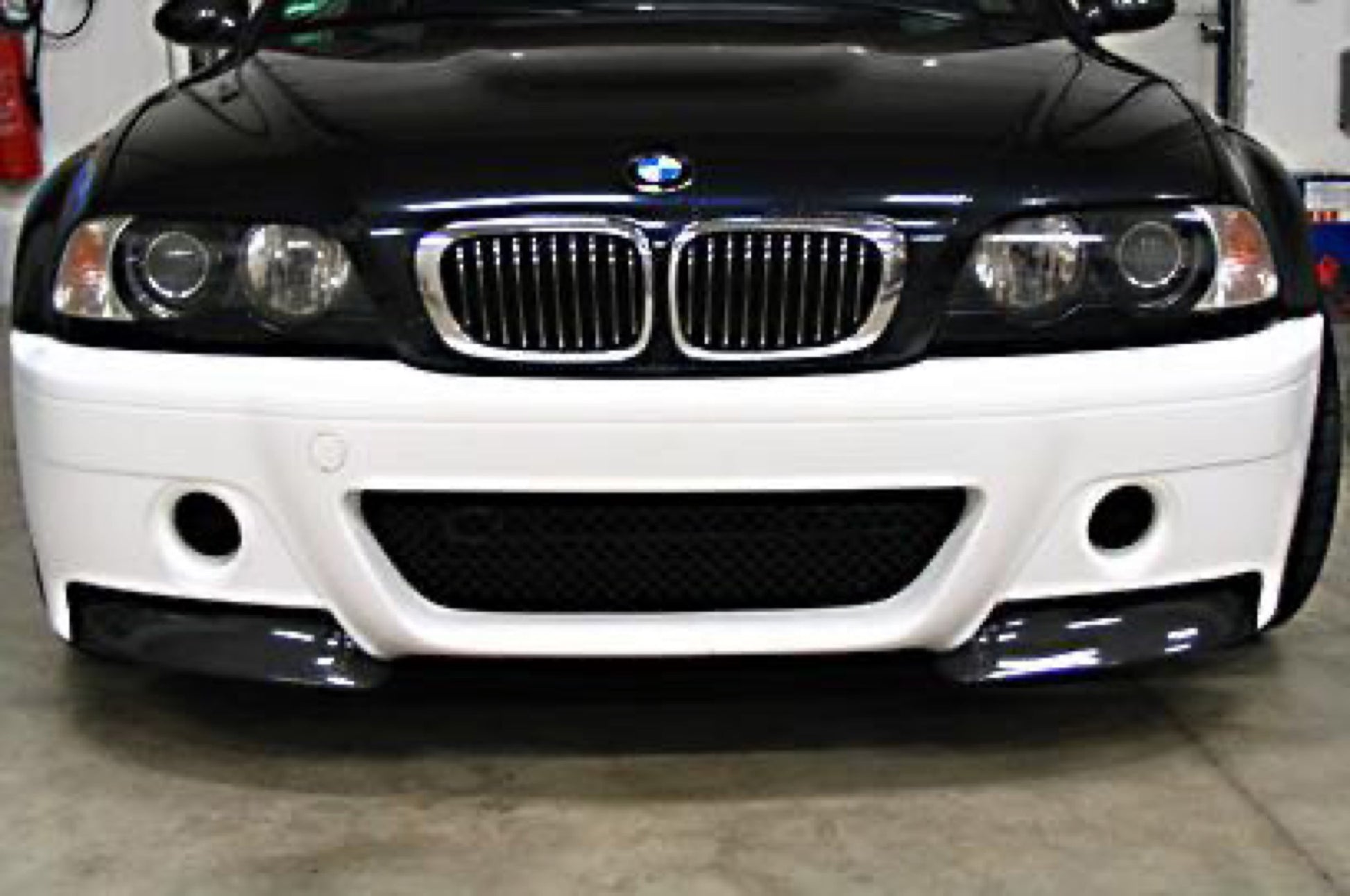 Alpha-N Carbon Voorbumper voor BMW M3 E46