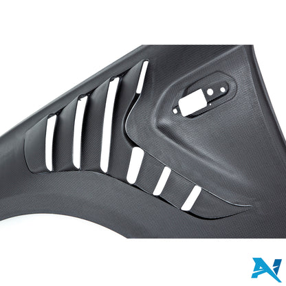 Alpha-N Carbon Spatborden met Ventilatie voor BMW M2 F87