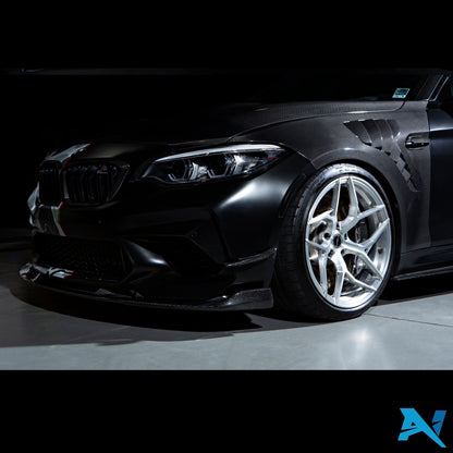 Alpha-N Carbon Spatborden met Ventilatie voor BMW M2 F87