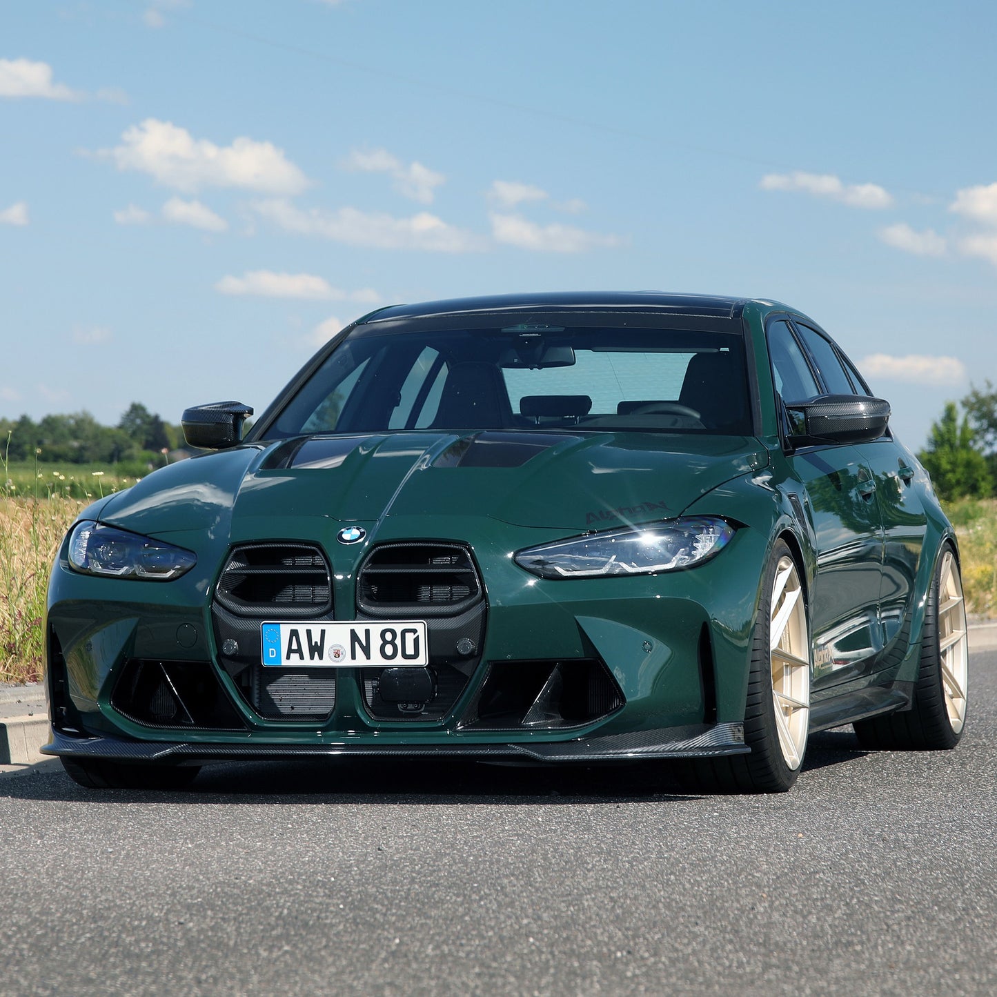 Alpha-N Carbon Nierengrille voor BMW M3/M4 G8x