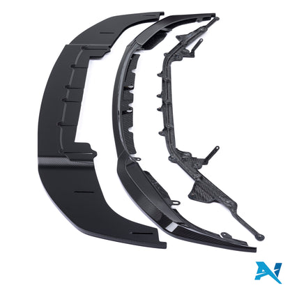 Alpha-N Carbon Frontspoiler Class 3 met Verstelbare Splitter voor BMW M2 G87