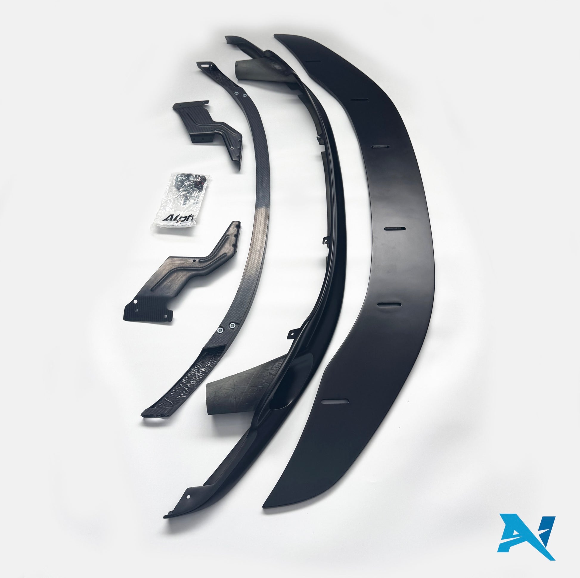 Alpha-N Frontspoiler met Remkoeling en Verstelbare Splitter voor BMW M3 E90/E92