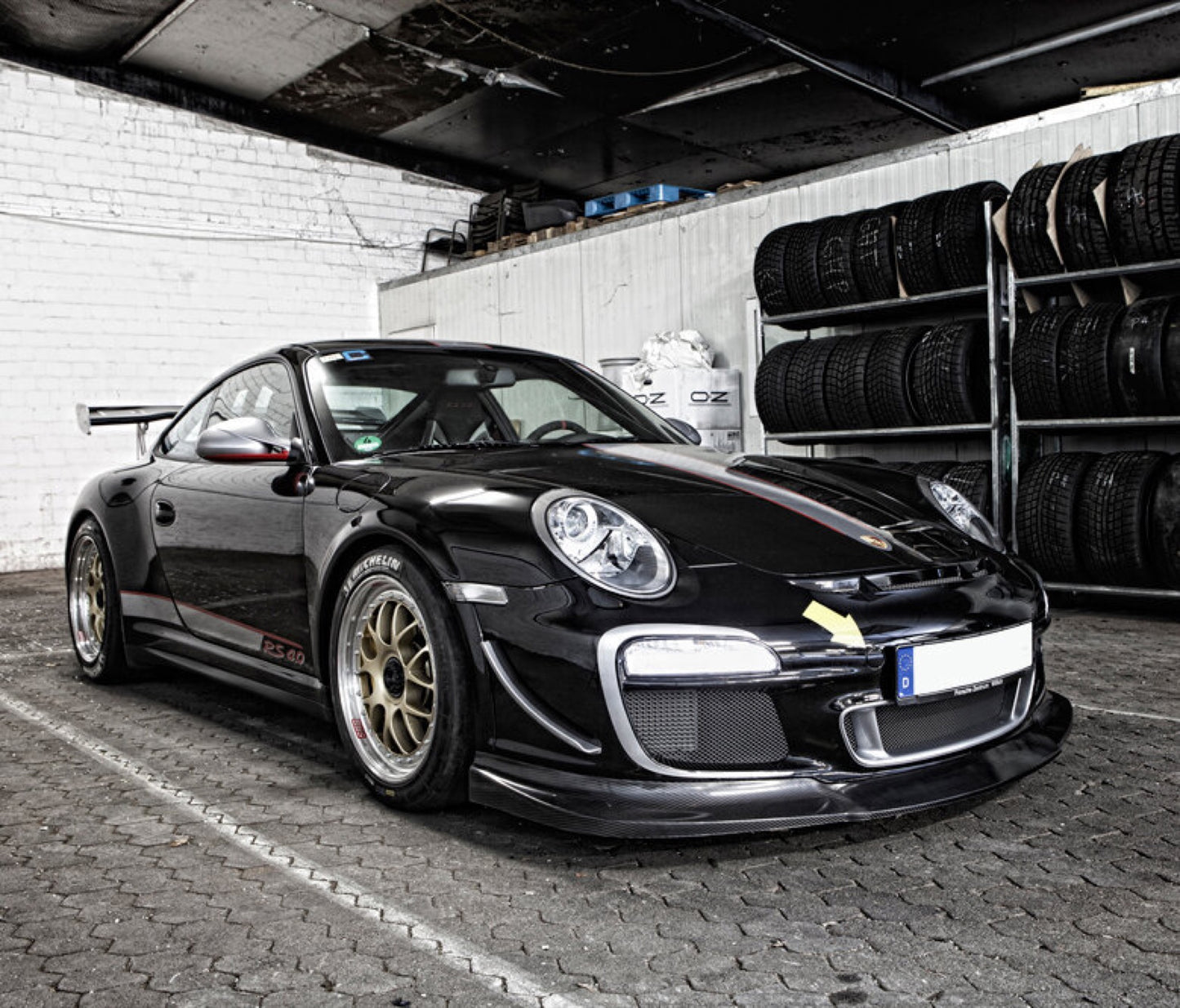Alpha-N Carbon Frontspoiler voor Porsche 997 GT3 RS