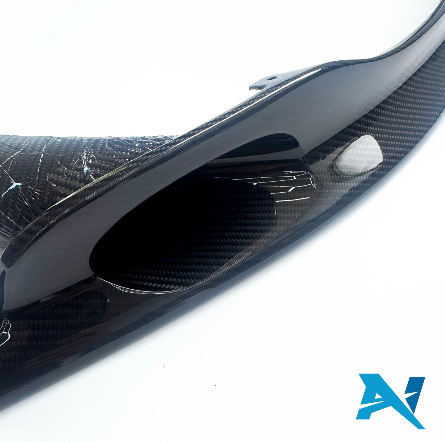 Alpha-N Carbon Frontspoiler Bovendeel met Remkoeling voor BMW M3 E90/E92