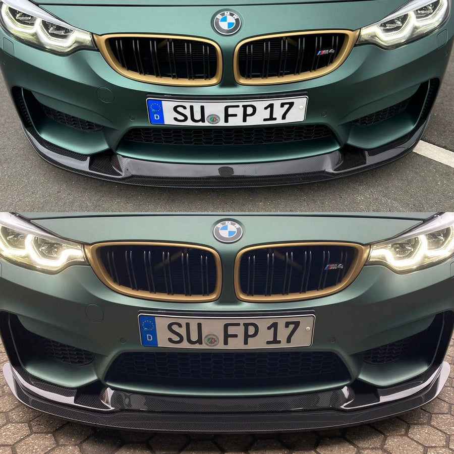 Alpha-N Carbon Frontspoiler Alpha-GP met Verstelbare Splitter voor BMW M3 F80 & M4 F82/F83