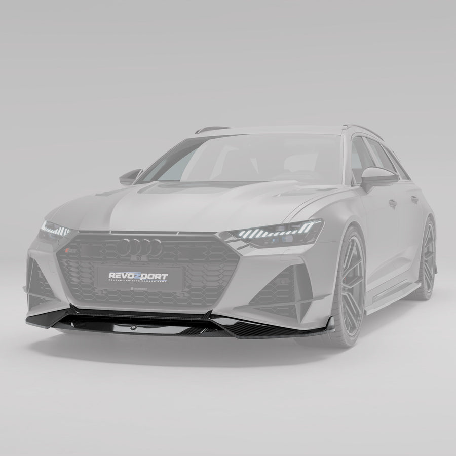 RevoZport Carbon Front Splitter voor Audi RS6 / RS7 C8