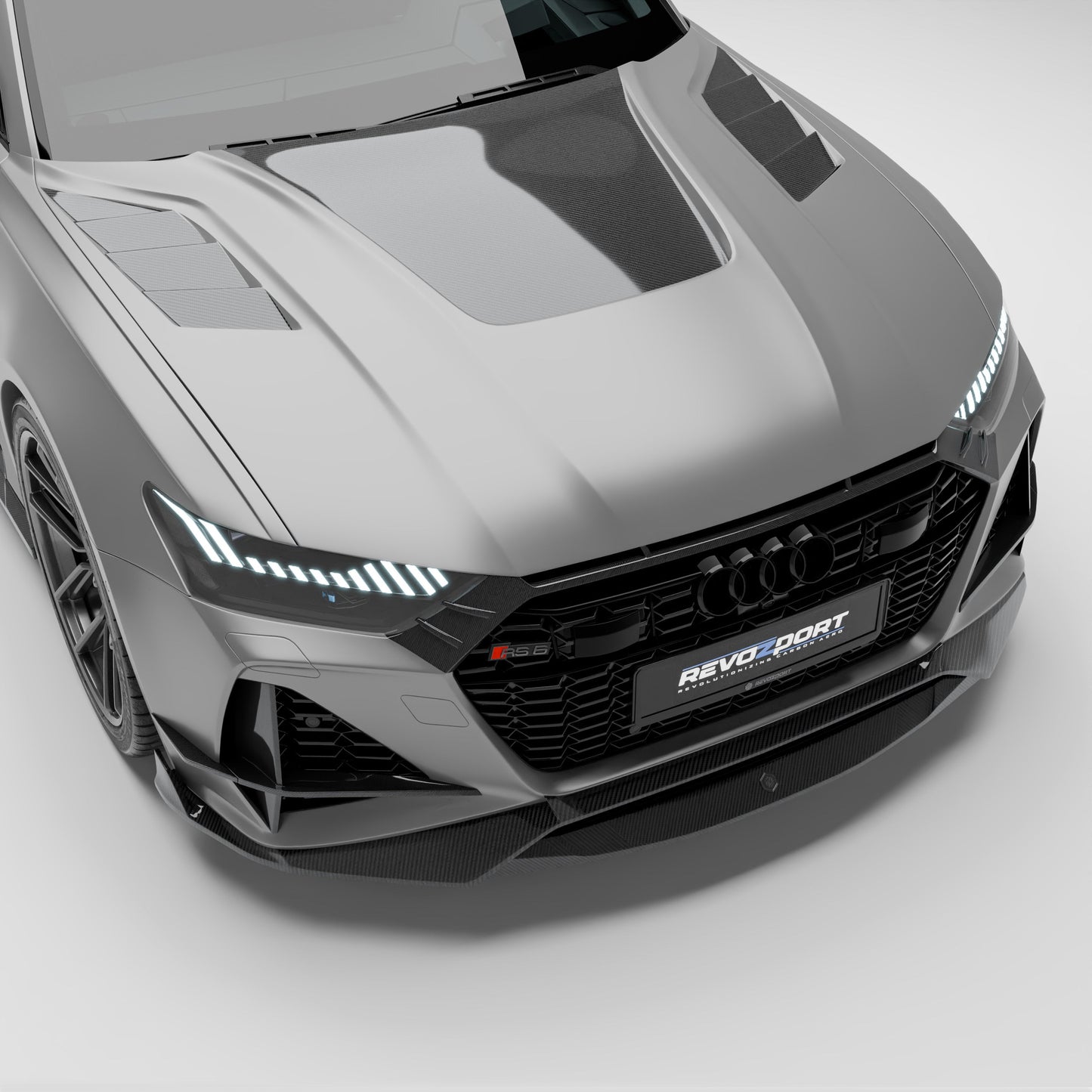 RevoZport Carbon Motorkap voor Audi RS6 C8