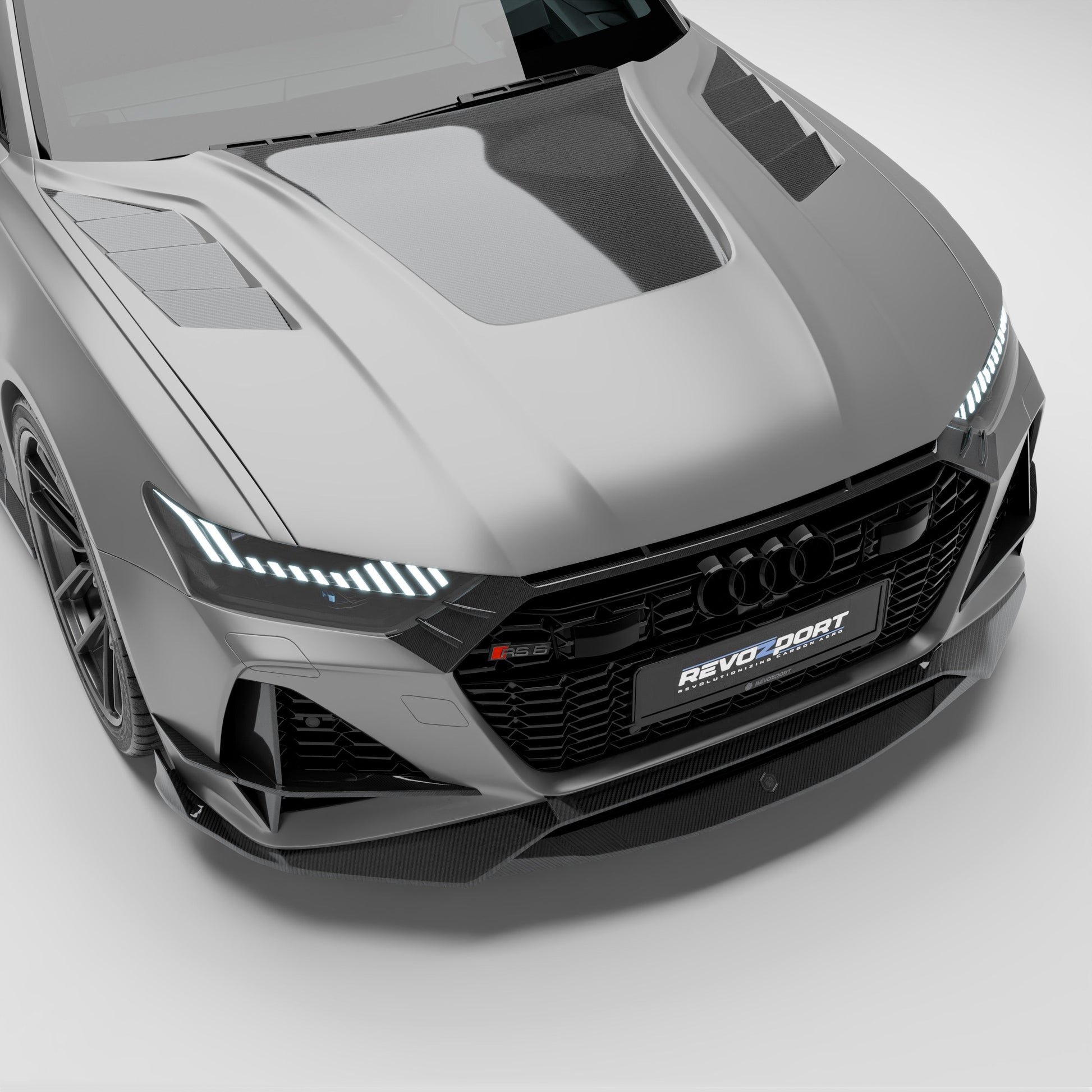 RevoZport Carbon Motorkap voor Audi RS6 C8