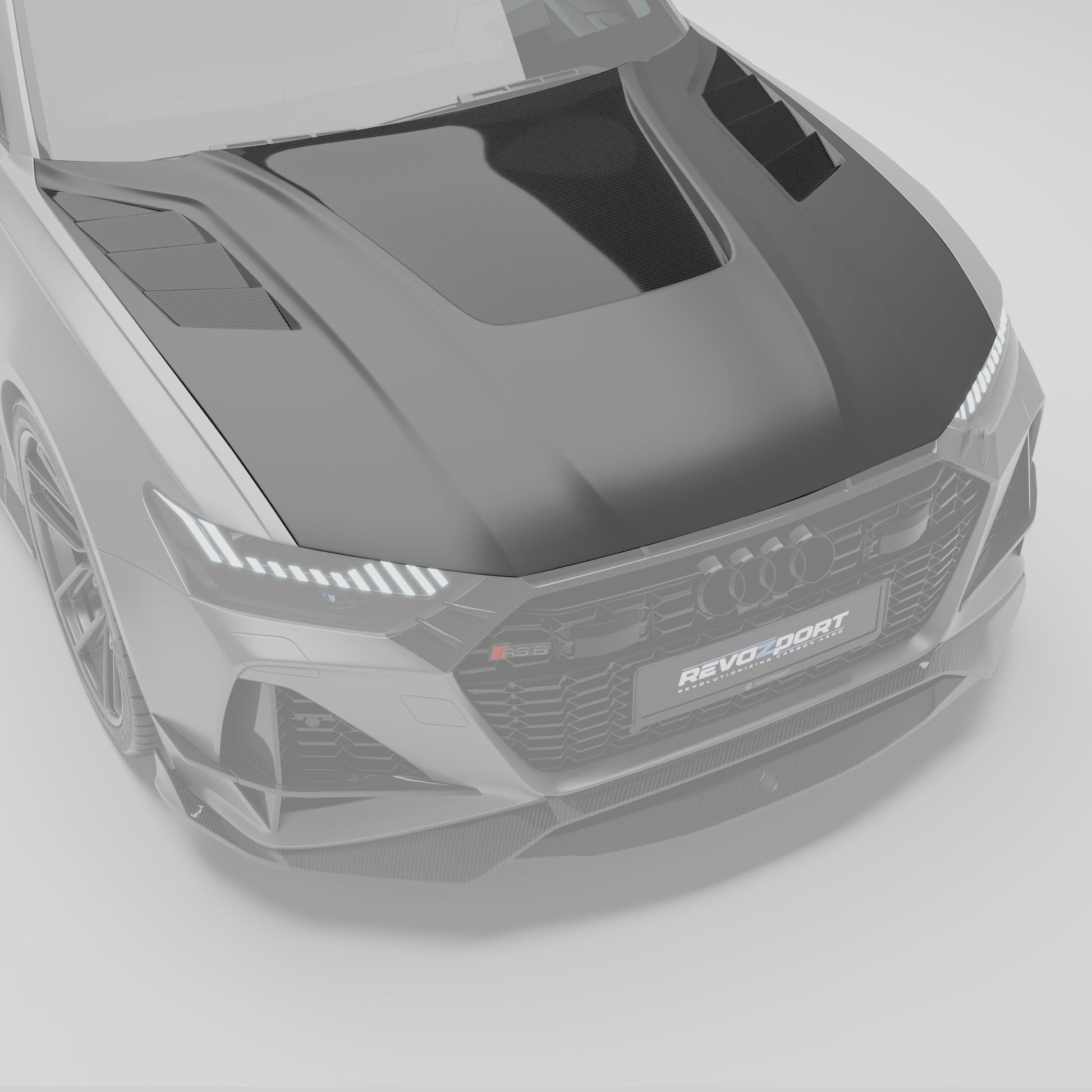 RevoZport Carbon Motorkap voor Audi RS6 C8