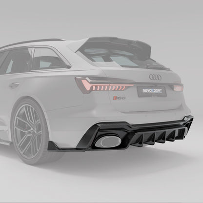 RevoZport Carbon Diffuser voor Audi RS6 C8