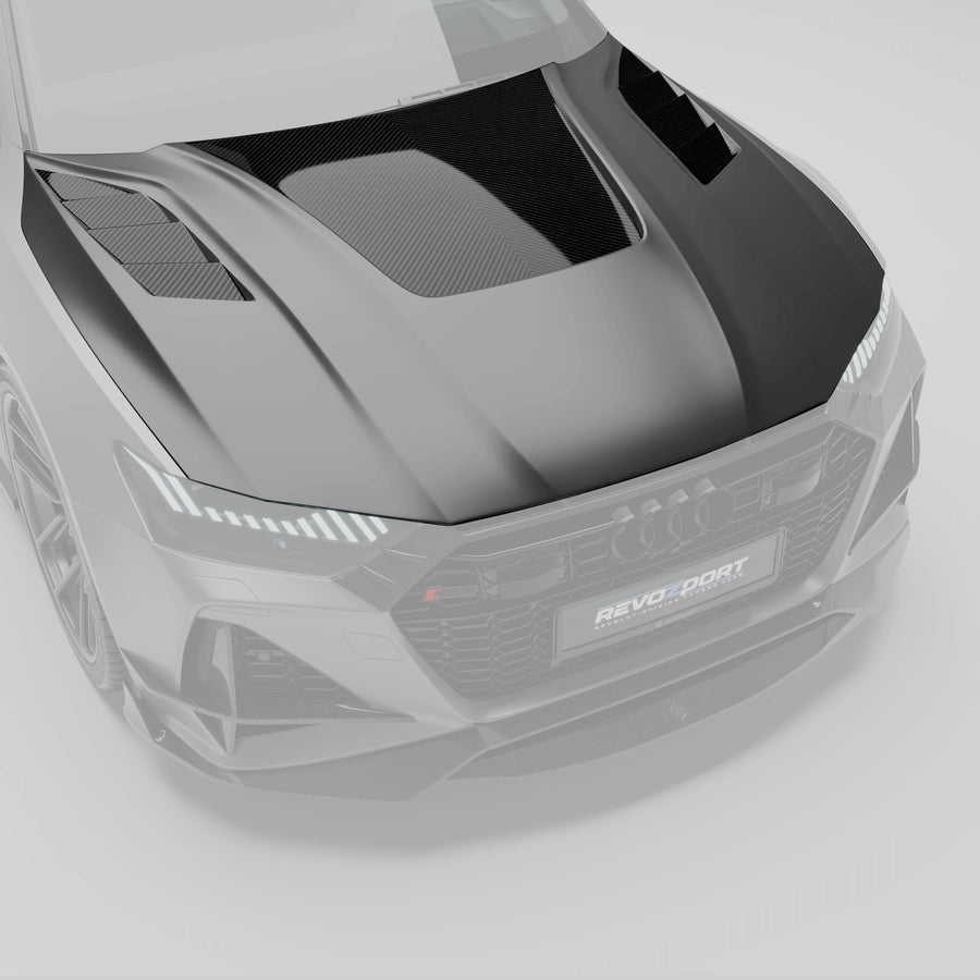 RevoZport Carbon Motorkap voor Audi RS7 C8