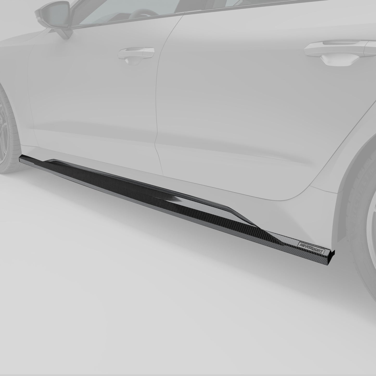 RevoZport Carbon Side Skirts voor Audi RS7 C8