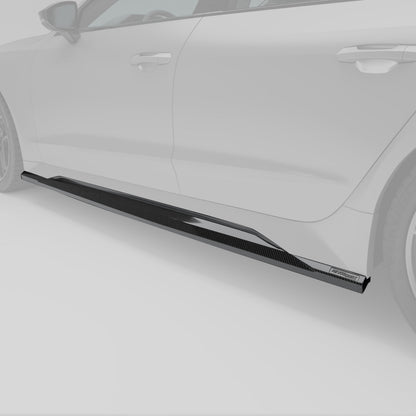 RevoZport Carbon Side Skirts voor Audi RS7 C8