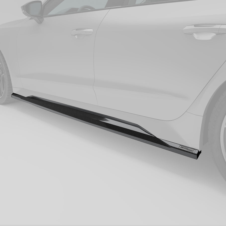 RevoZport Carbon Side Skirts voor Audi RS7 C8