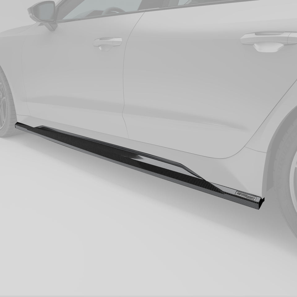 RevoZport Carbon Side Skirts voor Audi RS7 C8
