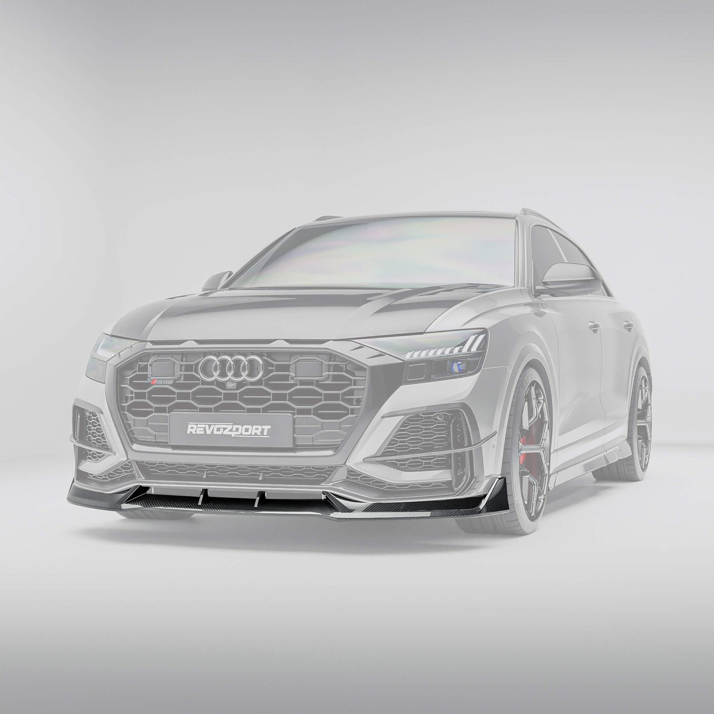 RevoZport Carbon Front Splitter voor Audi RSQ8