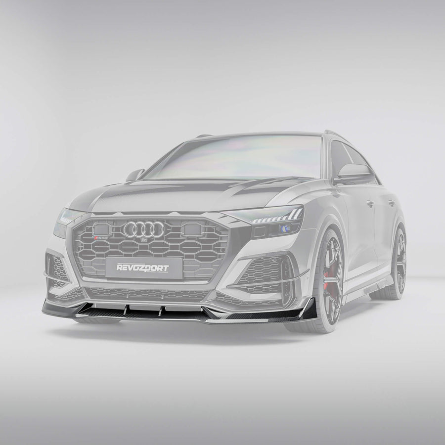 RevoZport Carbon Front Splitter voor Audi RSQ8