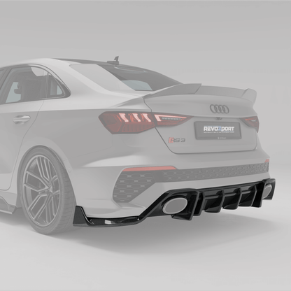 RevoZport Carbon Diffuser Sedan voor Audi RS3 8Y