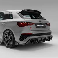 RevoZport Carbon Diffuser Sportback voor Audi RS3 8Y