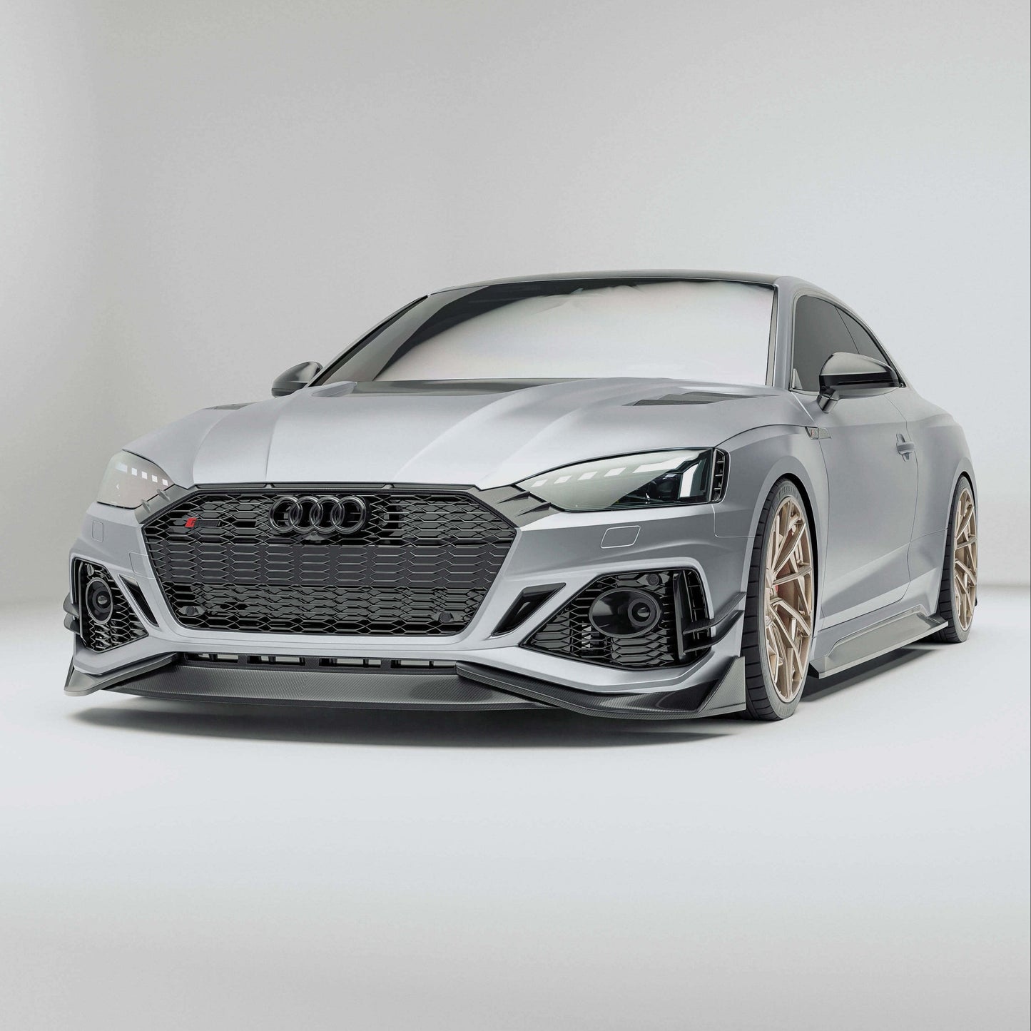 RevoZport Carbon Front Splitter voor Audi RS5 F5