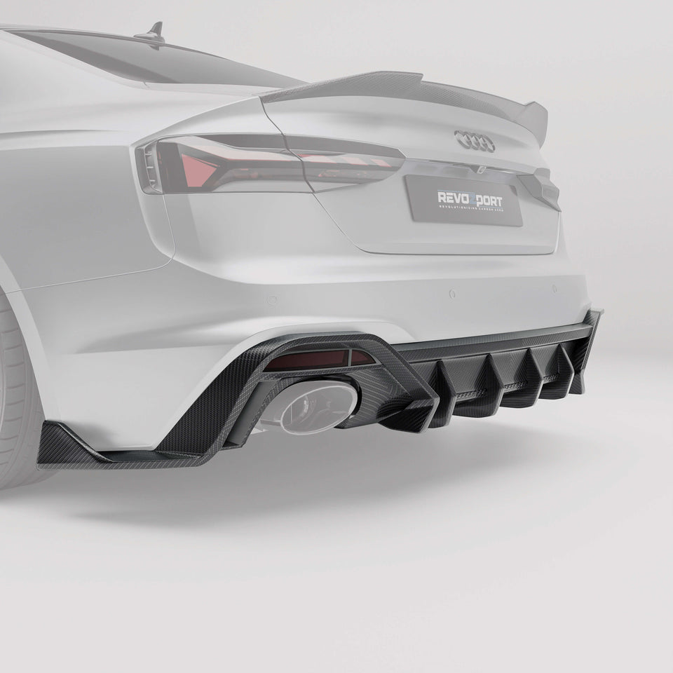 RevoZport Carbon Diffuser voor Audi RS5 F5