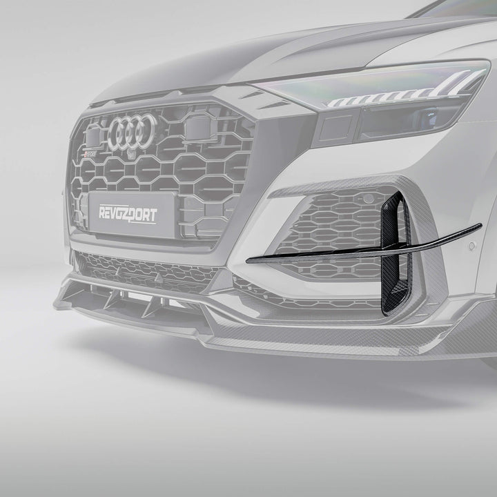 RevoZport Carbon Canards voorbumper voor Audi RSQ8