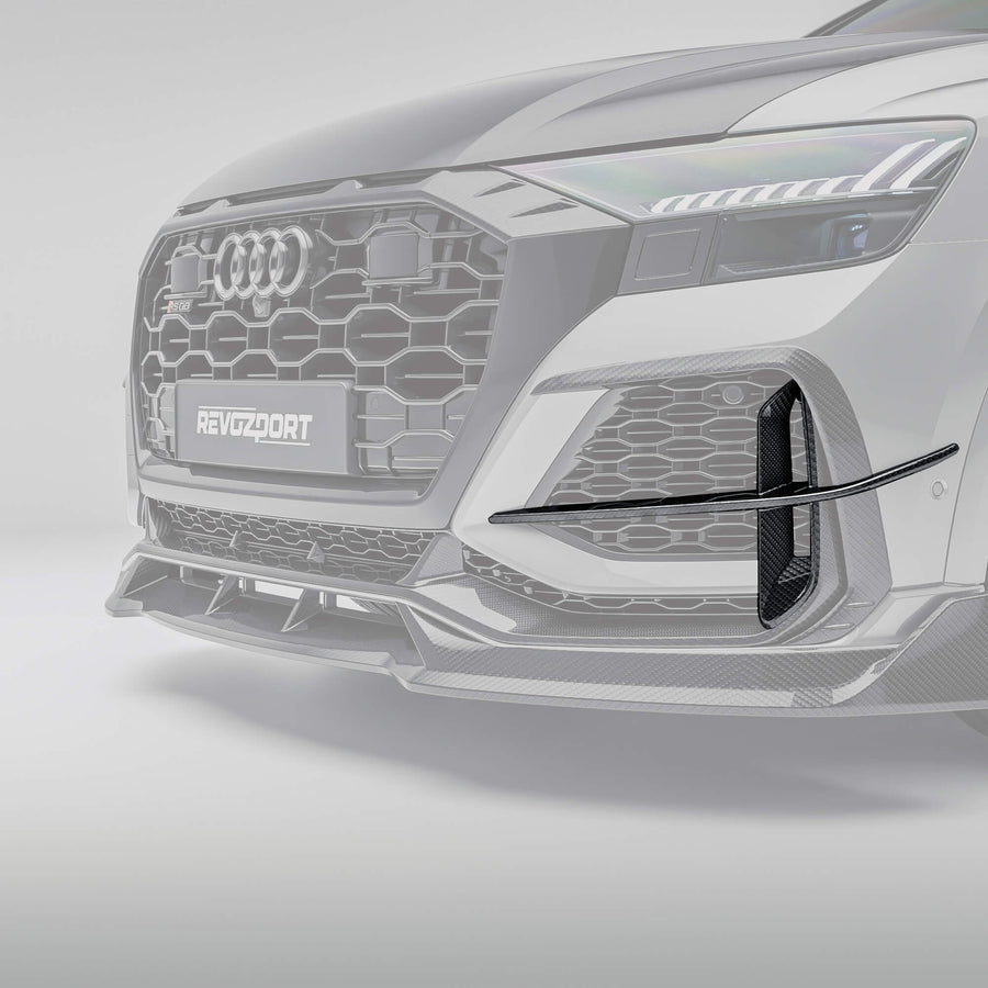 RevoZport Carbon Canards voorbumper voor Audi RSQ8
