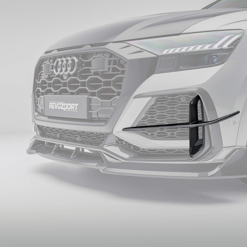 RevoZport Carbon Canards voorbumper voor Audi RSQ8