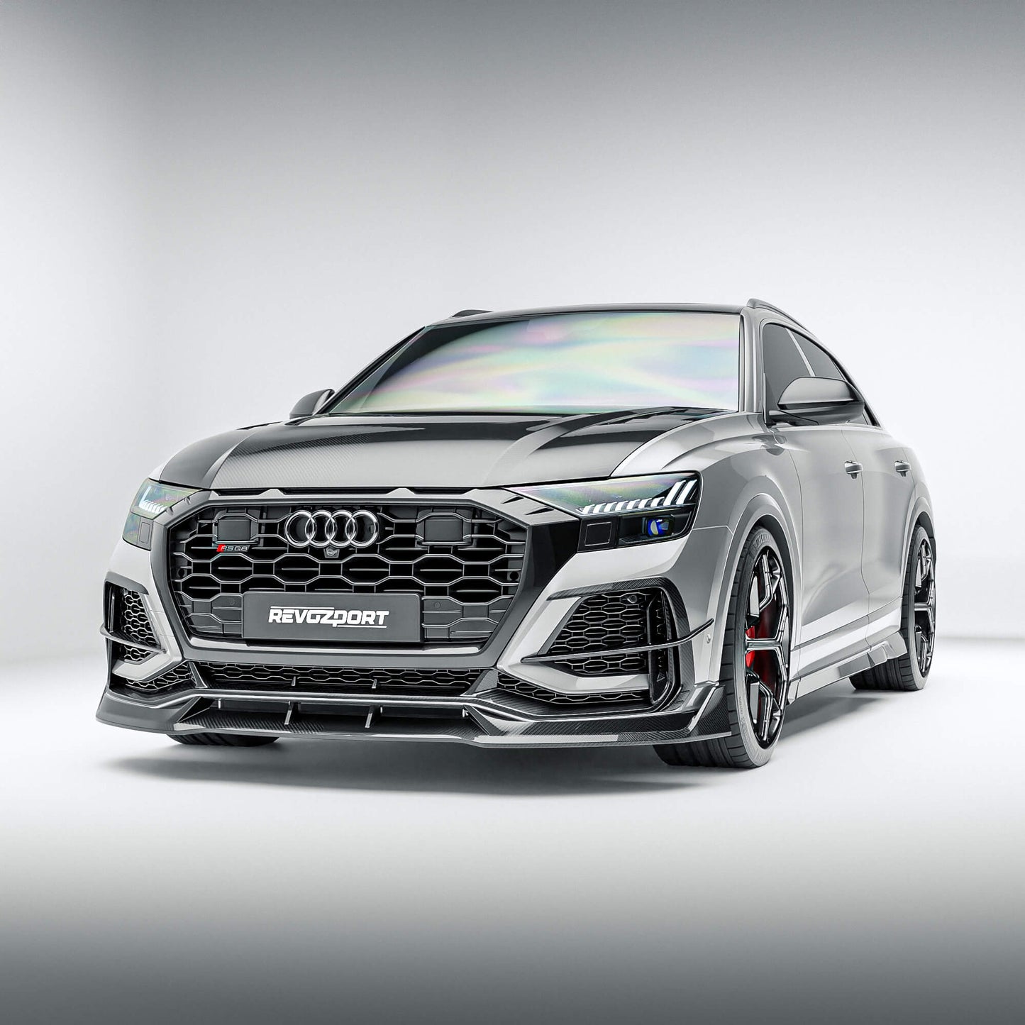 RevoZport Carbon Front Splitter voor Audi RSQ8