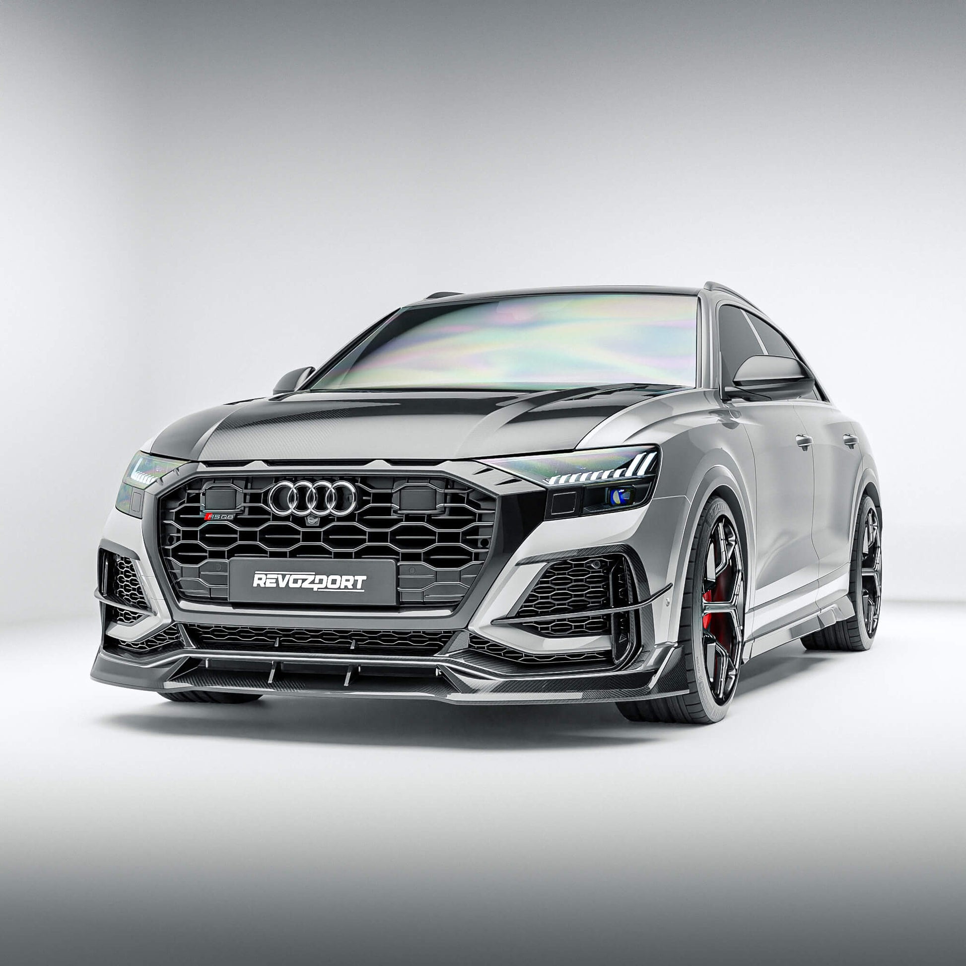 RevoZport Carbon Front Splitter voor Audi RSQ8