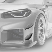 RevoZport Carbon Canards voorbumper voor BMW M2 G87