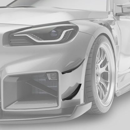 RevoZport Carbon Canards voorbumper voor BMW M2 G87