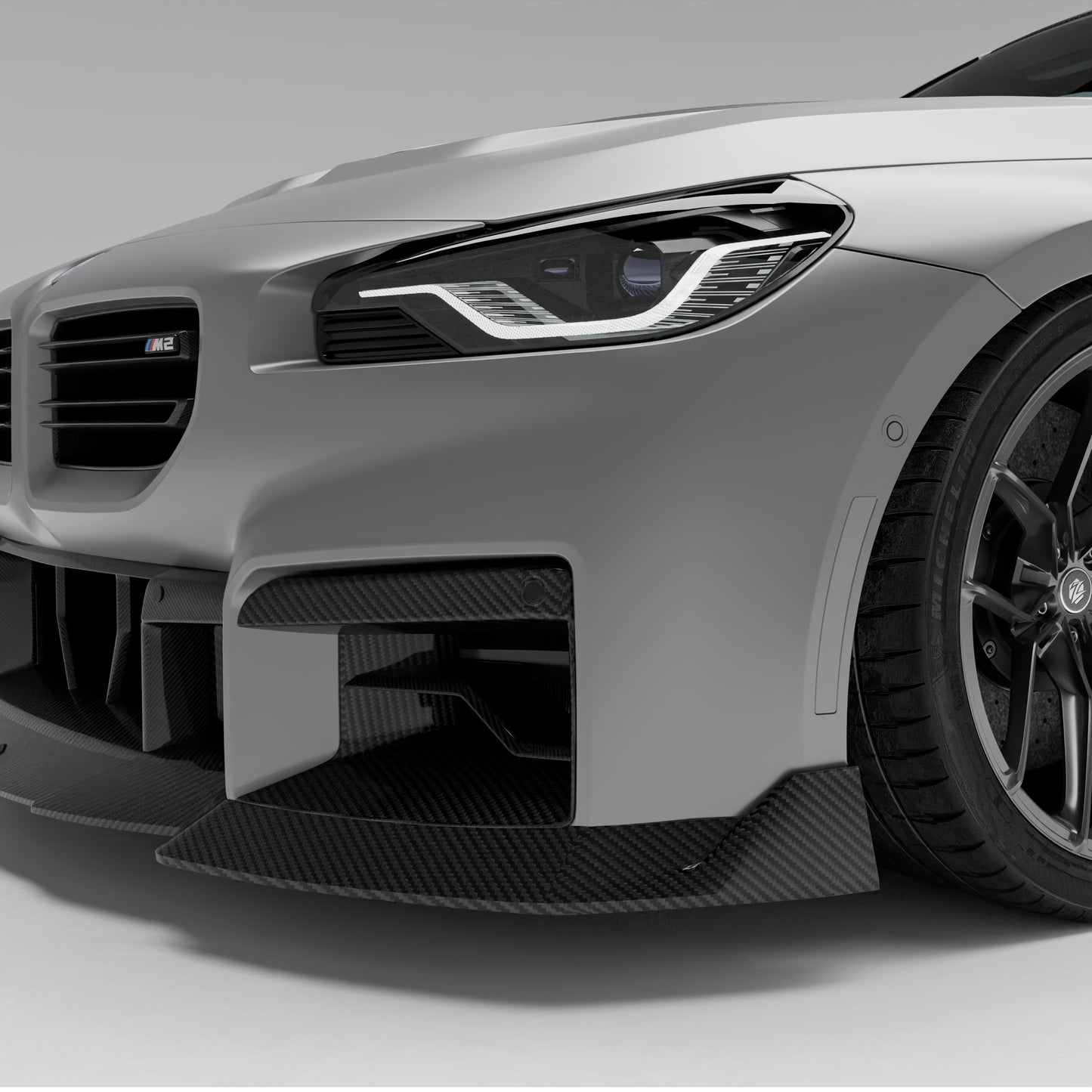 RevoZport Carbon Vents voorbumper voor BMW M2 G87