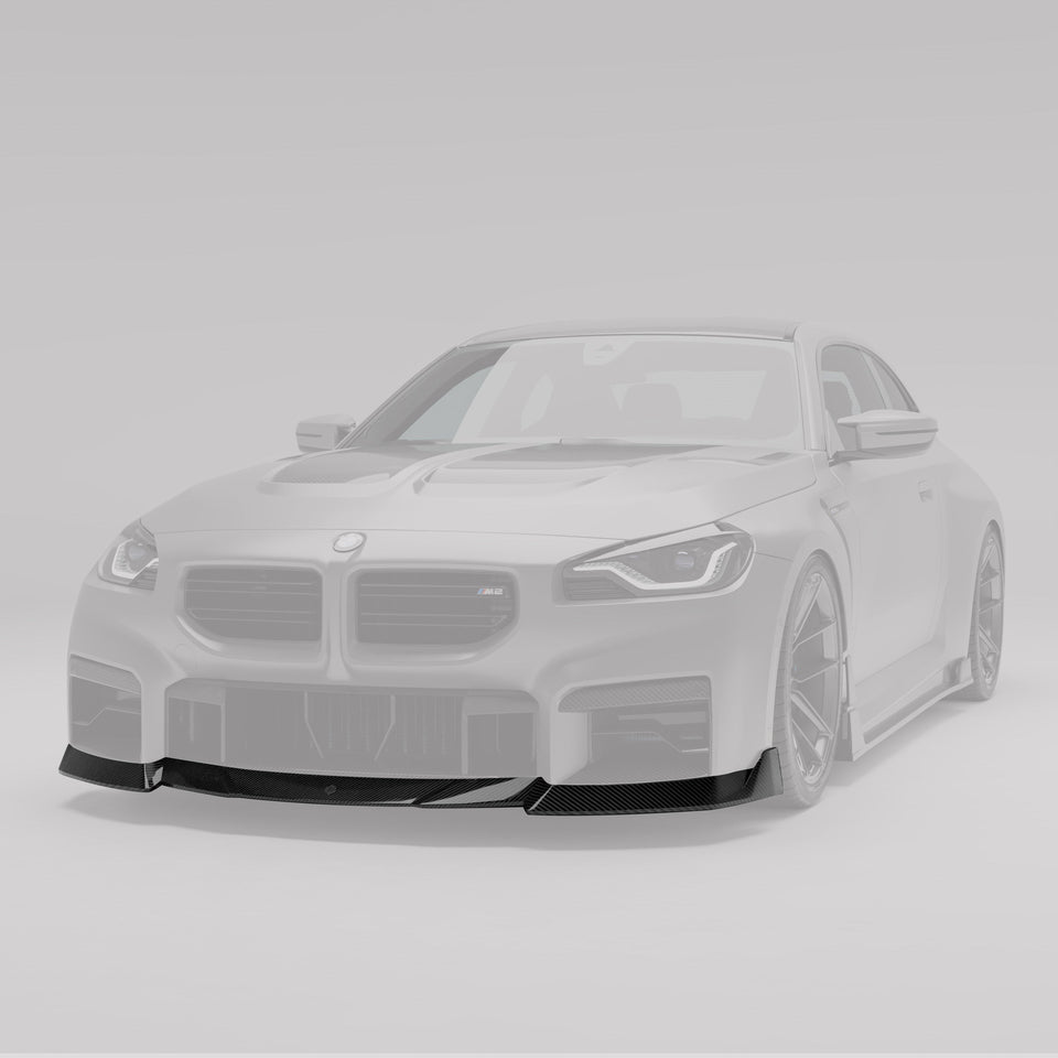 RevoZport Carbon Front Splitter voorbumper voor BMW M2 G87