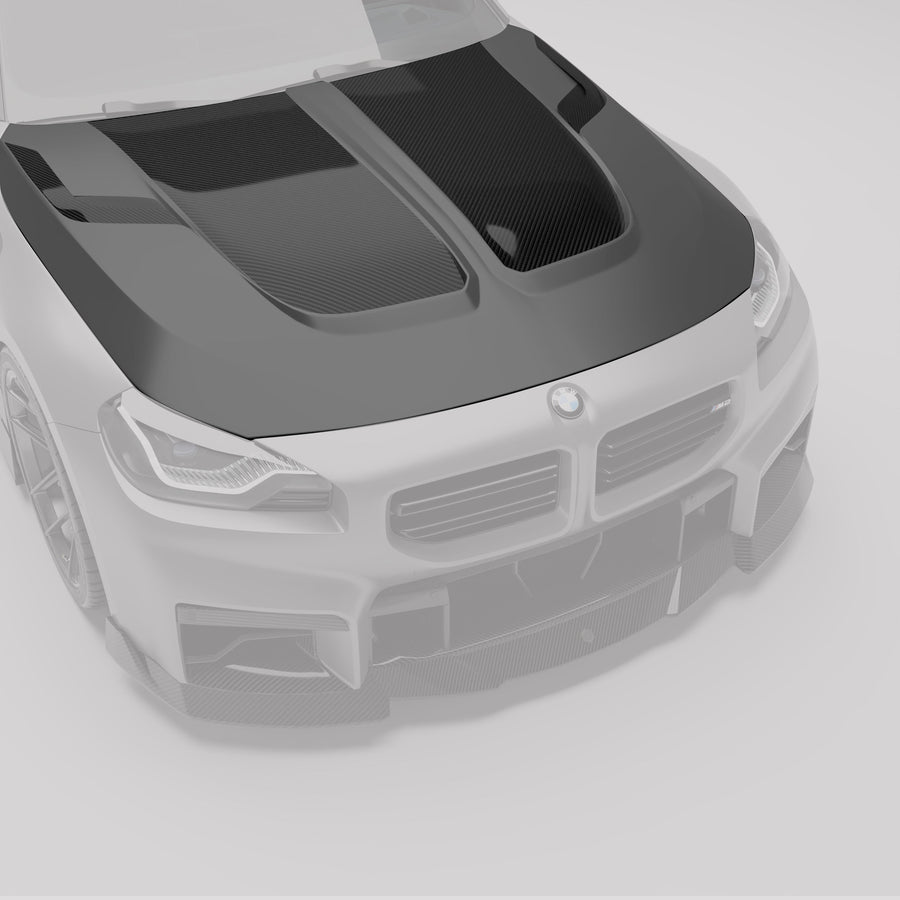 RevoZport Carbon Motorkap met luchtuitlaten voor BMW M2 G87